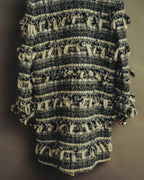 "THOM BROWNE" 2010's-20's Textured double breasted boucle coat