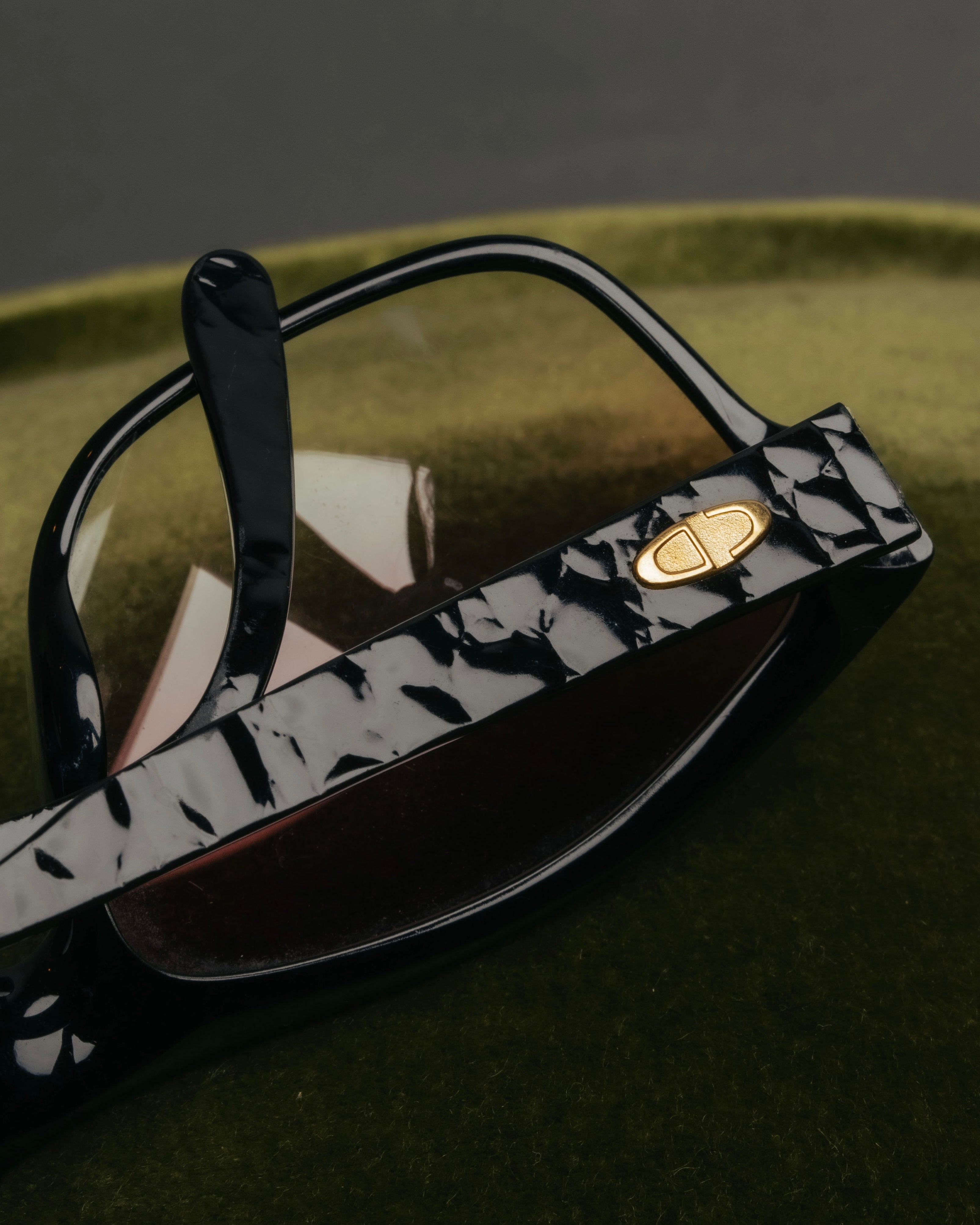 “Christian Dior” 70’s-80’s textured optyl square sunglasses