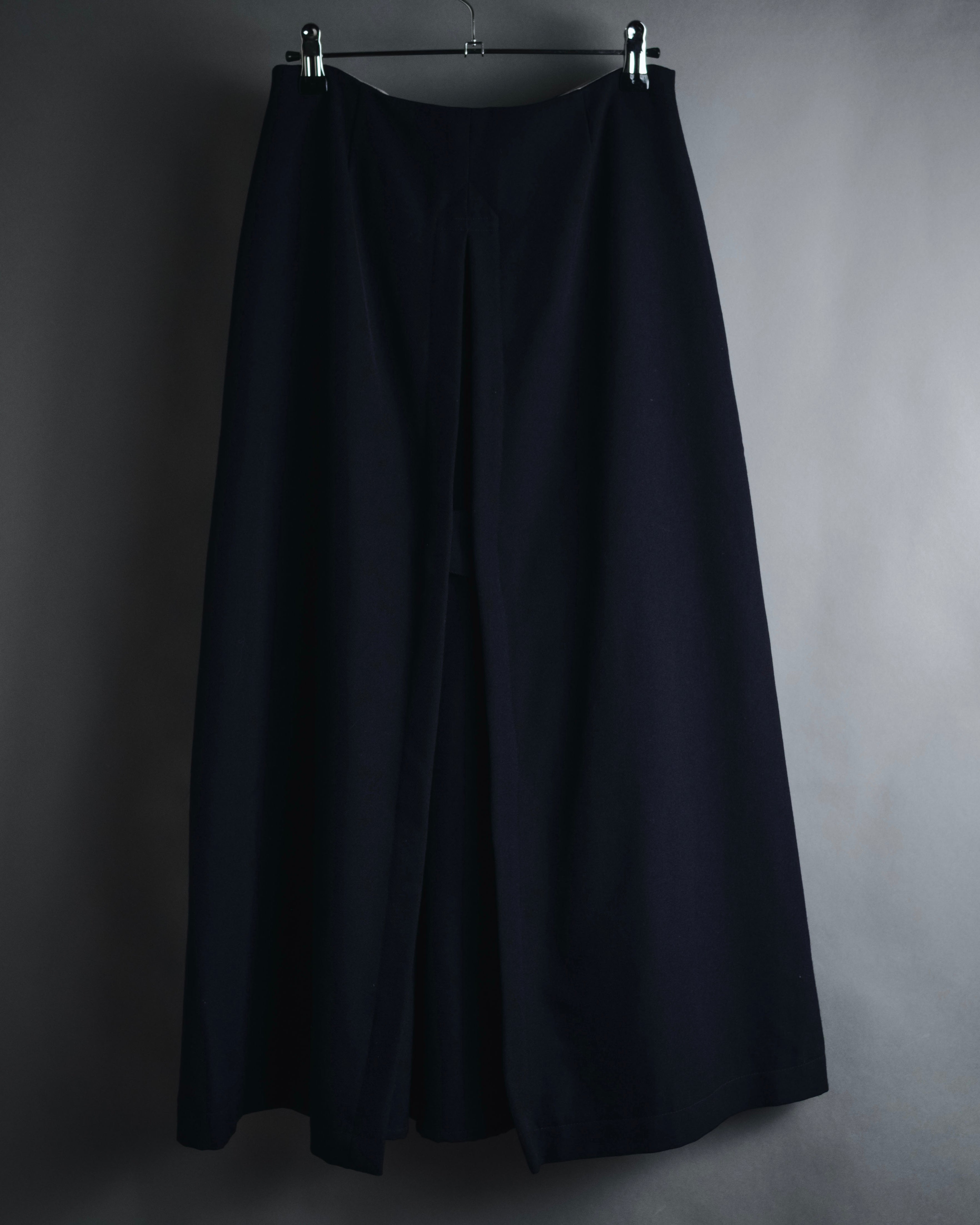 "Robe de chambre COMME des GARÇONS" 99AW asymmetrical panel wrap skirt
