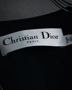 "Christian Dior" 23SS half double-breasted structured gilet