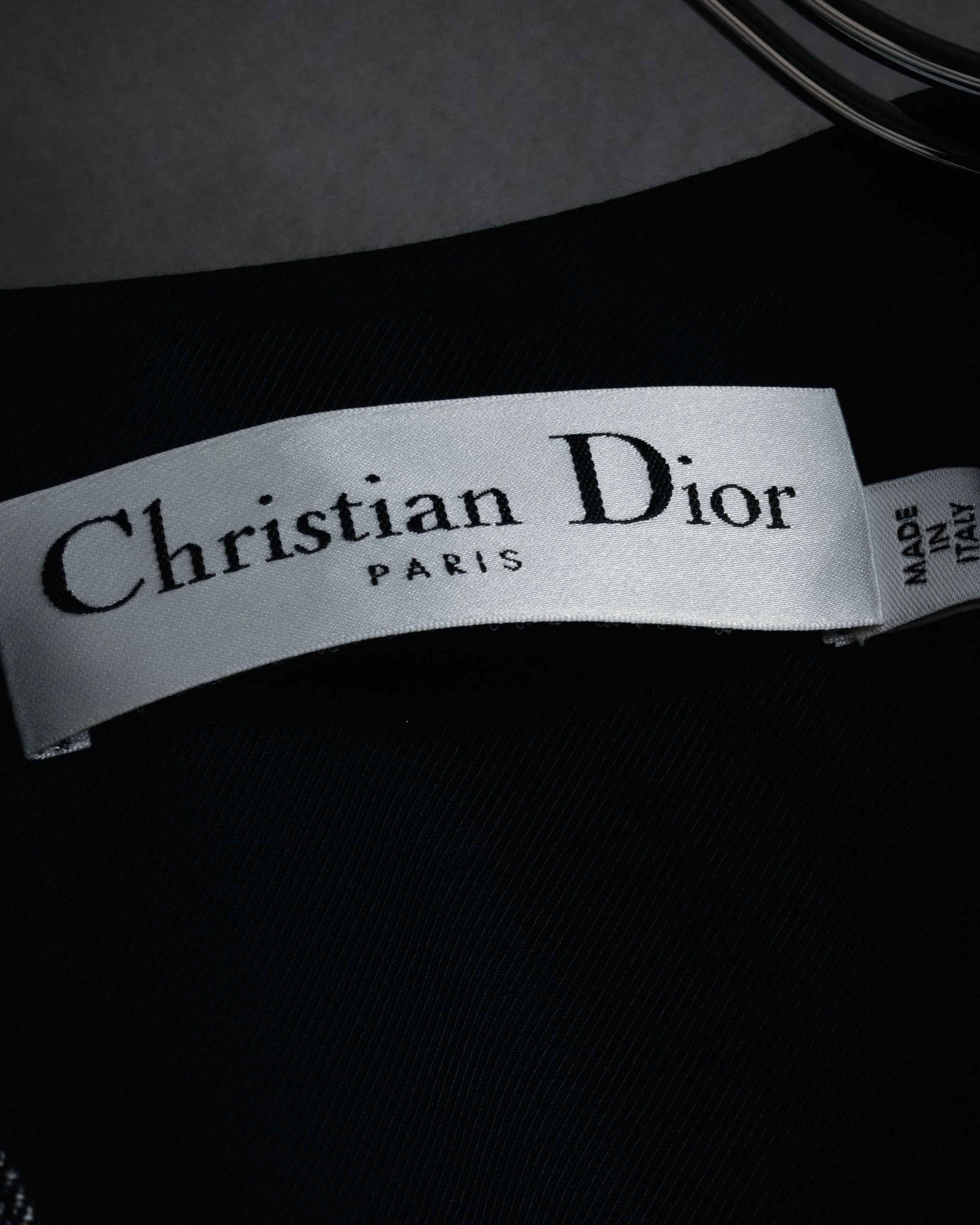 "Christian Dior" 23SS half double-breasted structured gilet