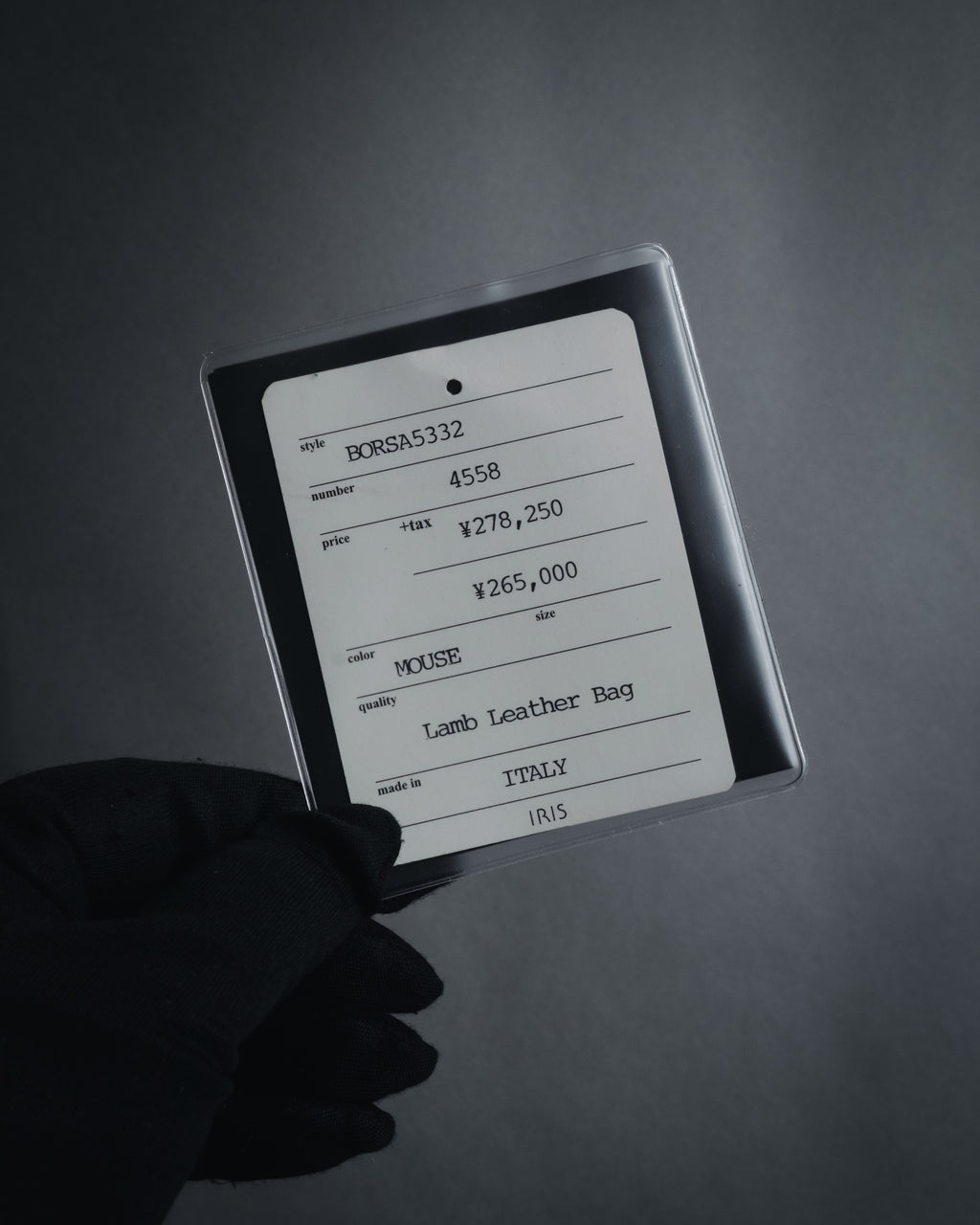 "MAURO GOVERNA" 00’s-10’s lamb leather belted draped bag