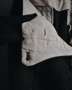 "Yves Saint Laurent diffusion hommes" 80’s-90’s structured glitter pinstripe wool suit set-up