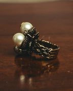-SPECIAL- "GUCCI" 2015-2022 Pearl cluster sculptural statement ring