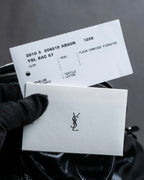 "YVES SAINT LAURENT" Glossy leather easy boston bag