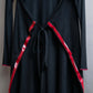 "JEAN PAUL GAULTIER" Separate drawstring design V-neck long length pullover