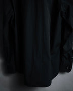 "SAINT LAURENT" 2017 season minimalist black dress shirt