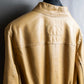 "Dolce & Gabbana" Tanned genuine leather front switching jacket