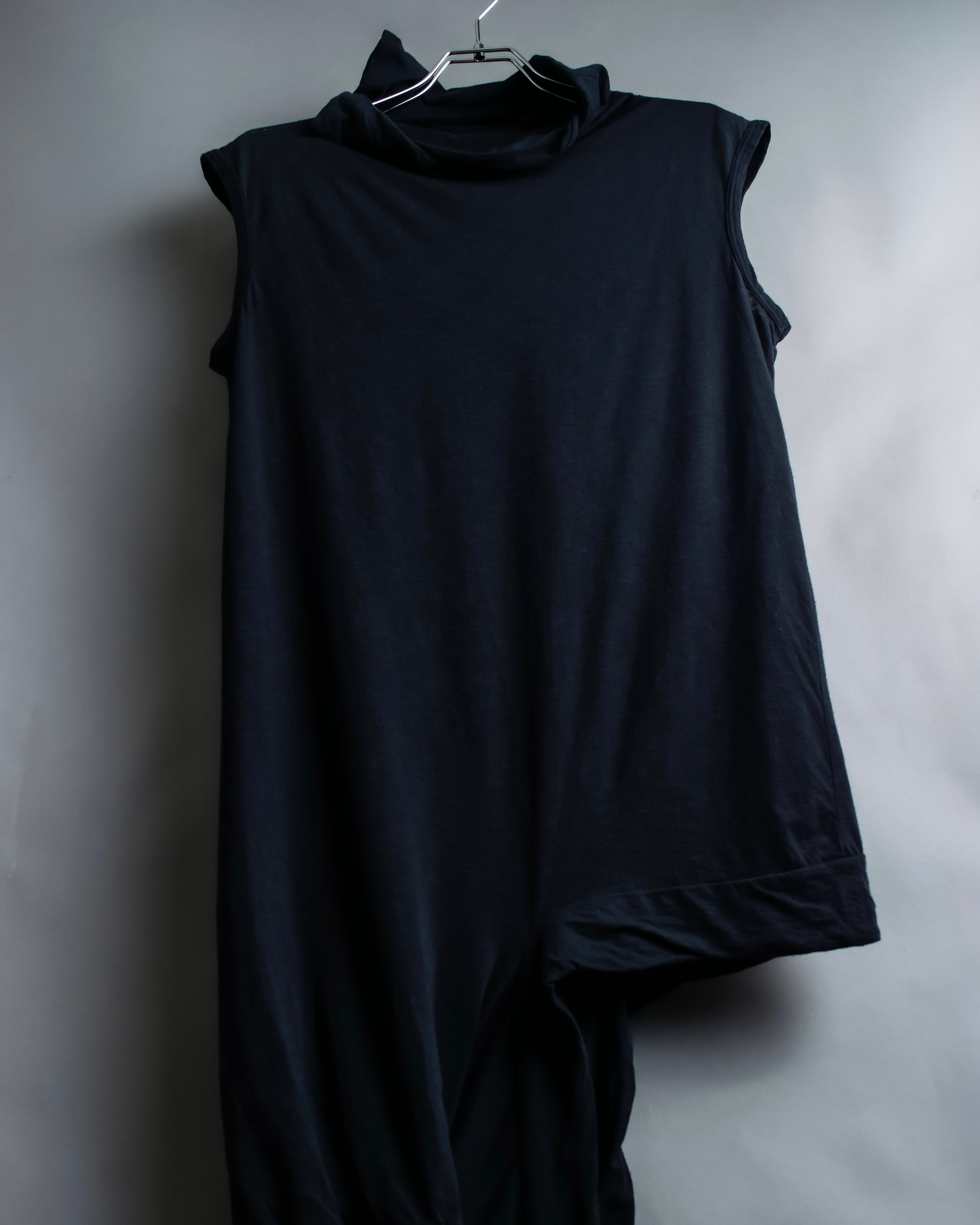 “Y’s 1998SS” Asymmetry designed high neck no sleeve top