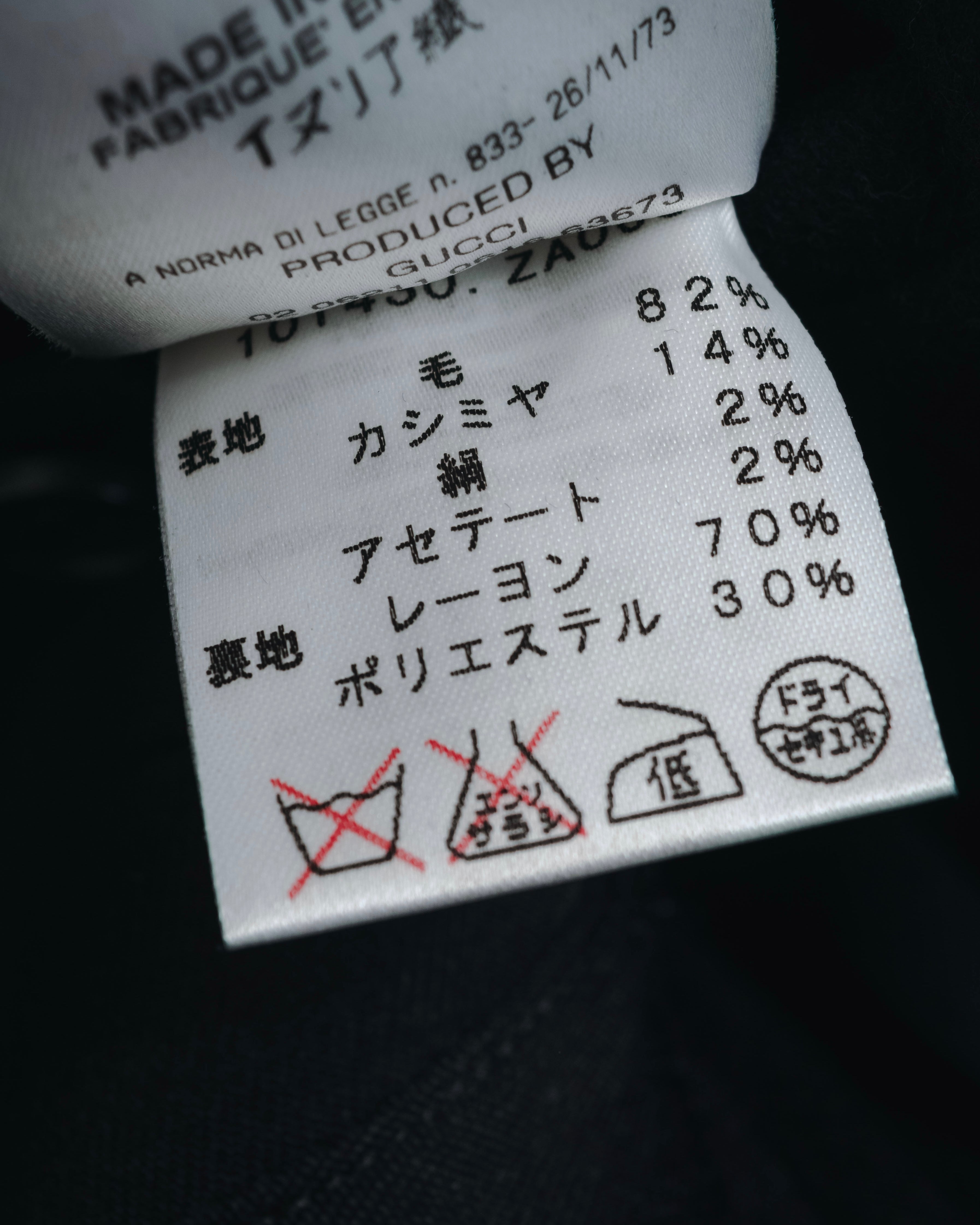 –SPECIAL– "GUCCI"
00’s double-breasted cashmere blend long coat