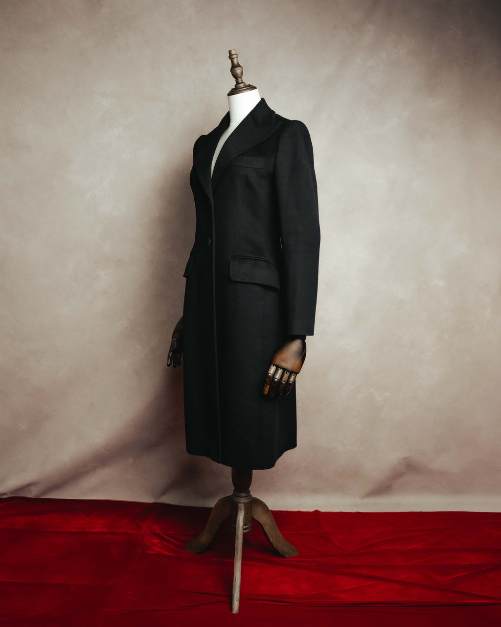 "DOLCE & GABBANA" 00's-10's Cashmere blend chesterfield coat