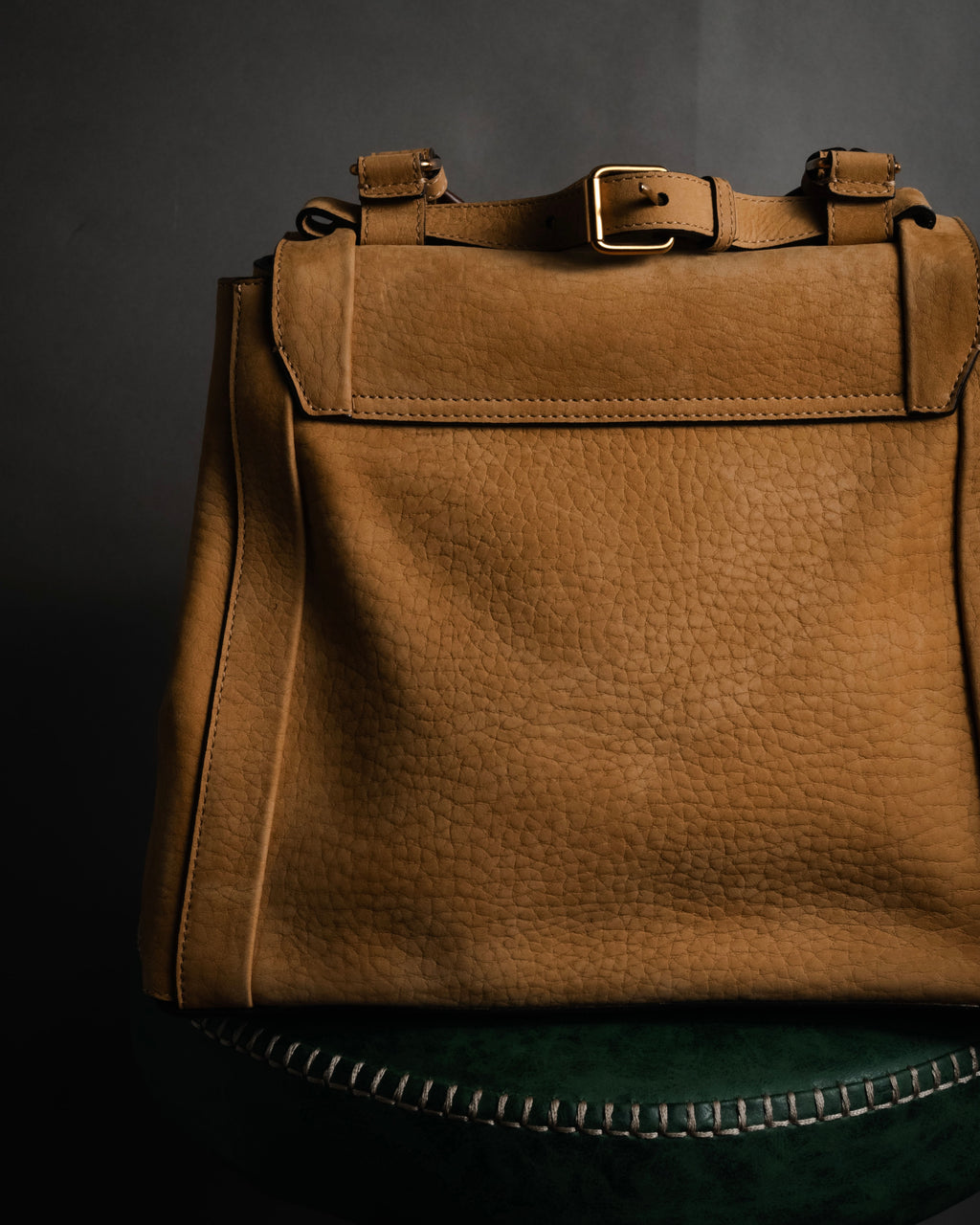 “Chloé” 12-14 Alice bicolor trapeze tote bag