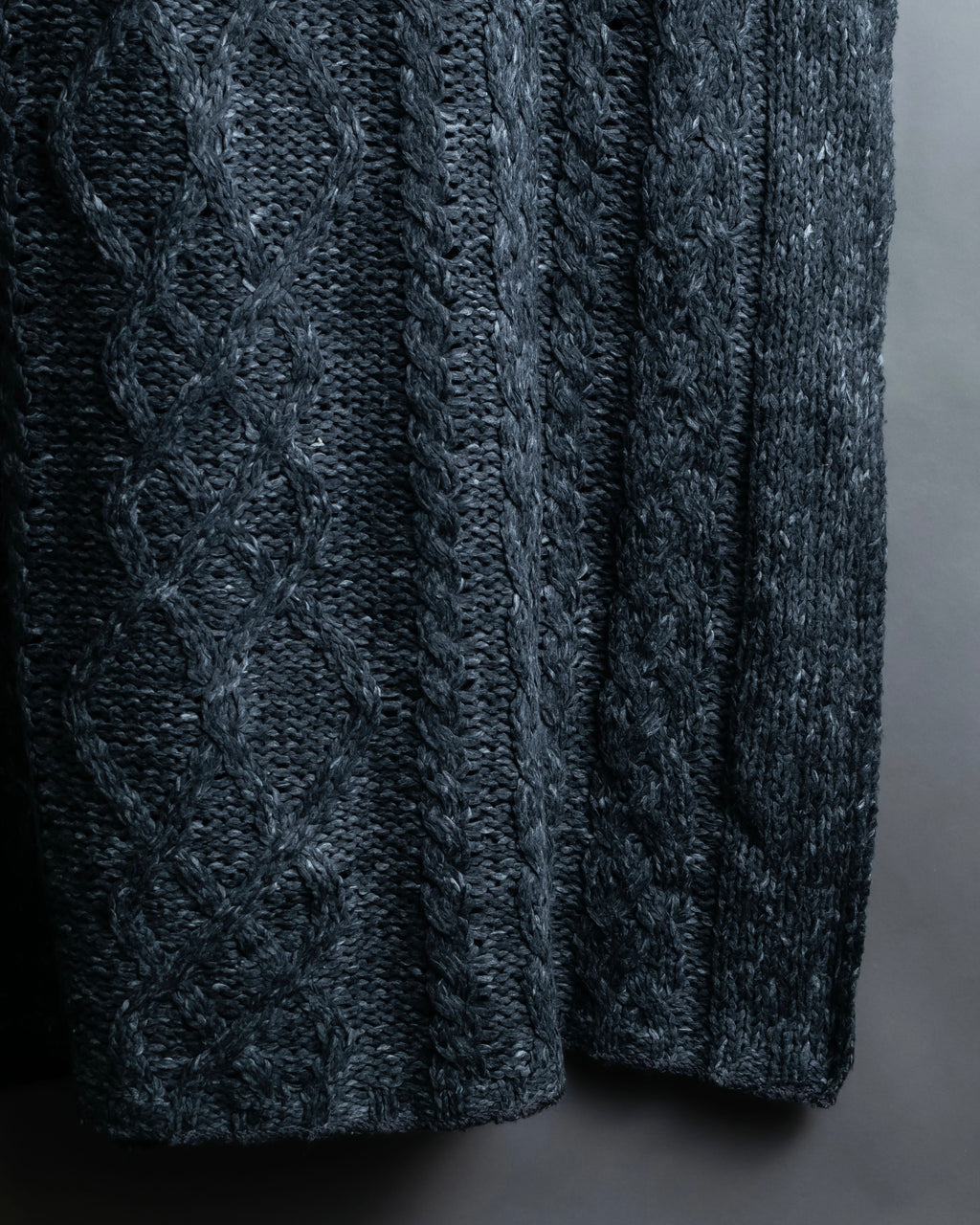 "MM6 MAISON MARGIELA" Cabled melange sleeveless knit