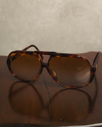 "Yves Saint Laurent" 70's-80's Oversized aviator sunglasses