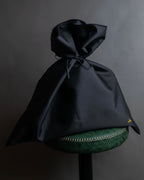 "FENDI" Hand stitched design leather hand bag