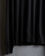 "BOTTEGA VENETA" High quality wool charcoal brown knit