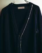"Yohji Yamamoto +NOIR" 00's-10's Soft alpaca wool knit cardigan