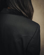 -SPECIAL- “HERMES” 00’s Technical wool equestrian jacket with red lining