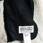 "KENZO" Gradient color belted suede mouton jacket