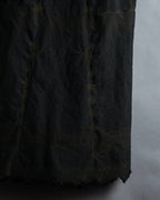 "A-POC" Wrap design high slit skirt