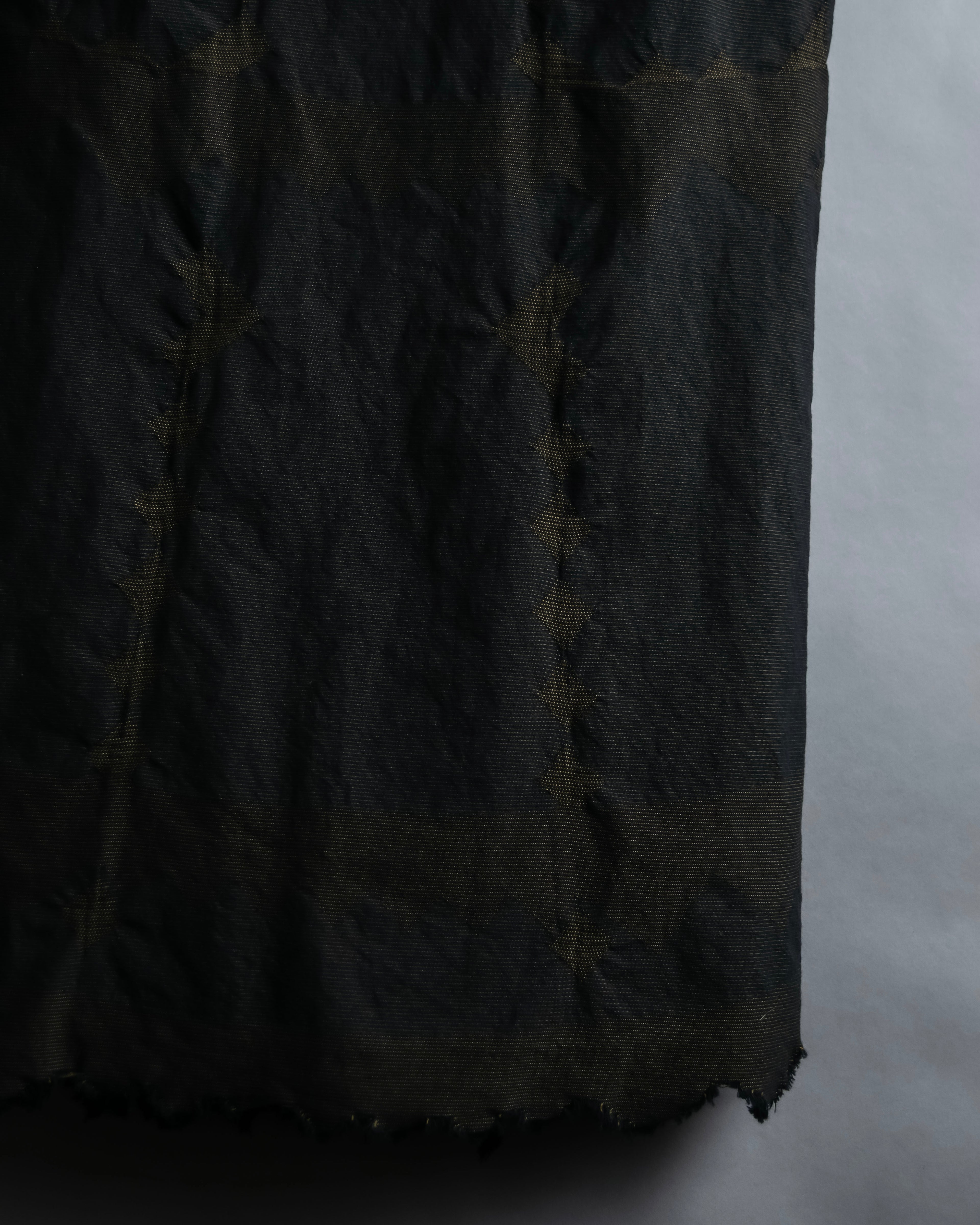 "A-POC" Wrap design high slit skirt