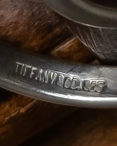 "Tiffany&Co" Trinity design silver ring