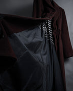 -SPECIAL- "JEAN PAUL GAULTIER"
 1990's-00's Gathered tuck shape design long coat