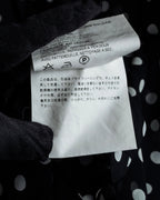 "robe de chambre COMME des GARCONS" 2002SS White dot pattern open collar shirt