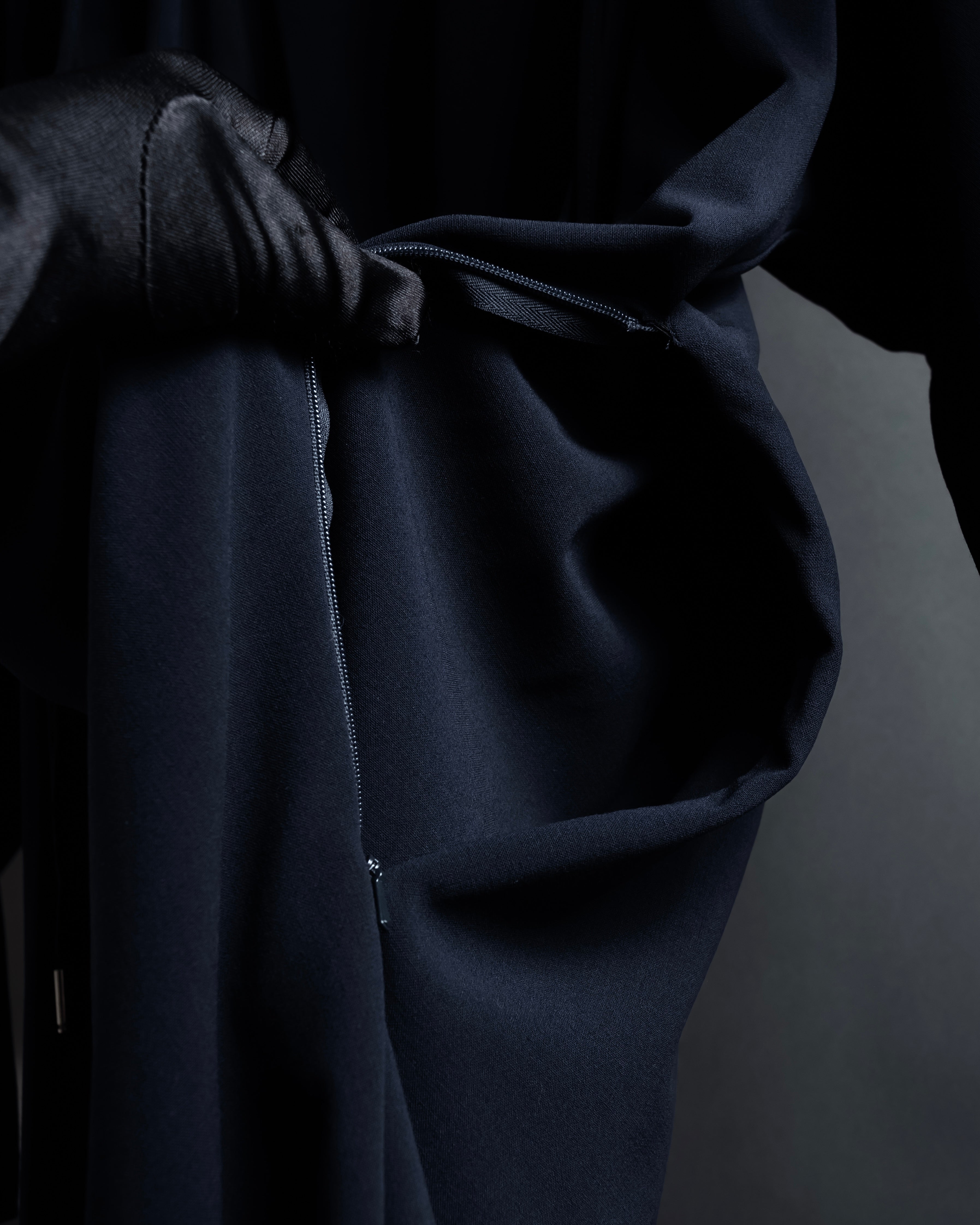 "Max Mara" Draping design hooded coat