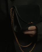 "Cartier" 80’s-90’s sculptural clasp chain shoulder bag