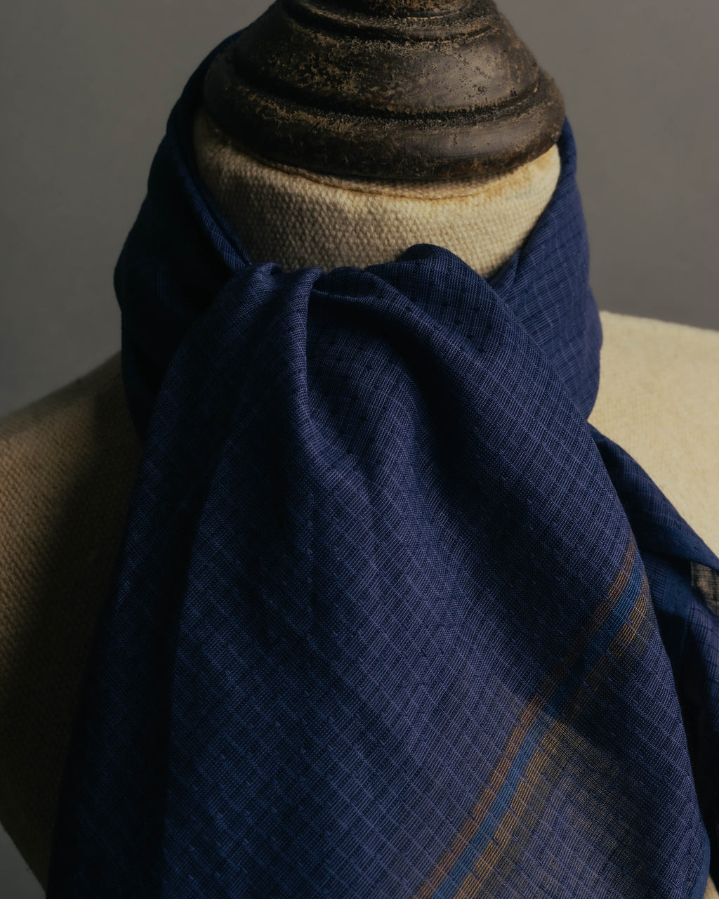 "Yves Saint Laurent" 80's-00's Lightweight cotton handkerchief scarf