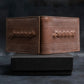 "BOTTEGA VENETA" Braided design leather bifold wallet