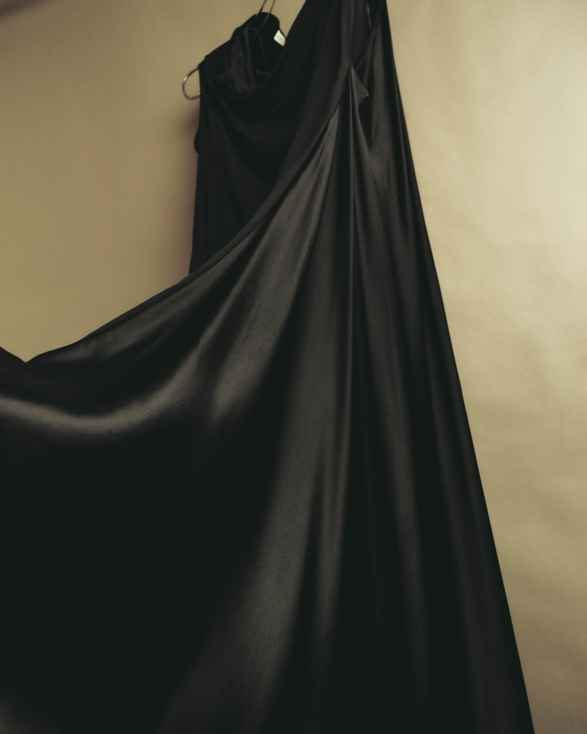 -SPECIAL- "FERRAGAMO" 2020's Sculpturally draped asymmetric maxi dress