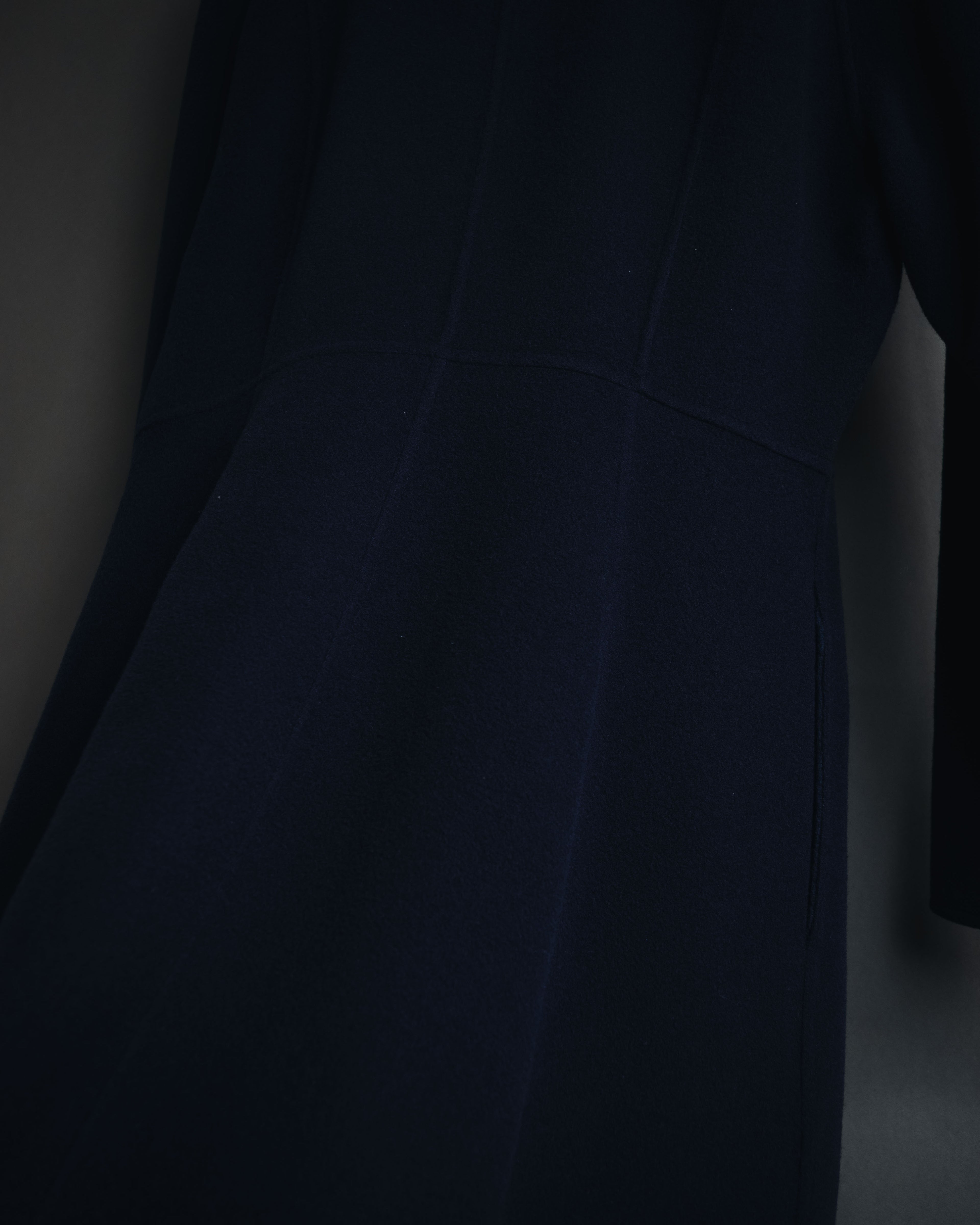 –SPECIAL– "Christian Dior" 80’s-90’s architectural coat dress