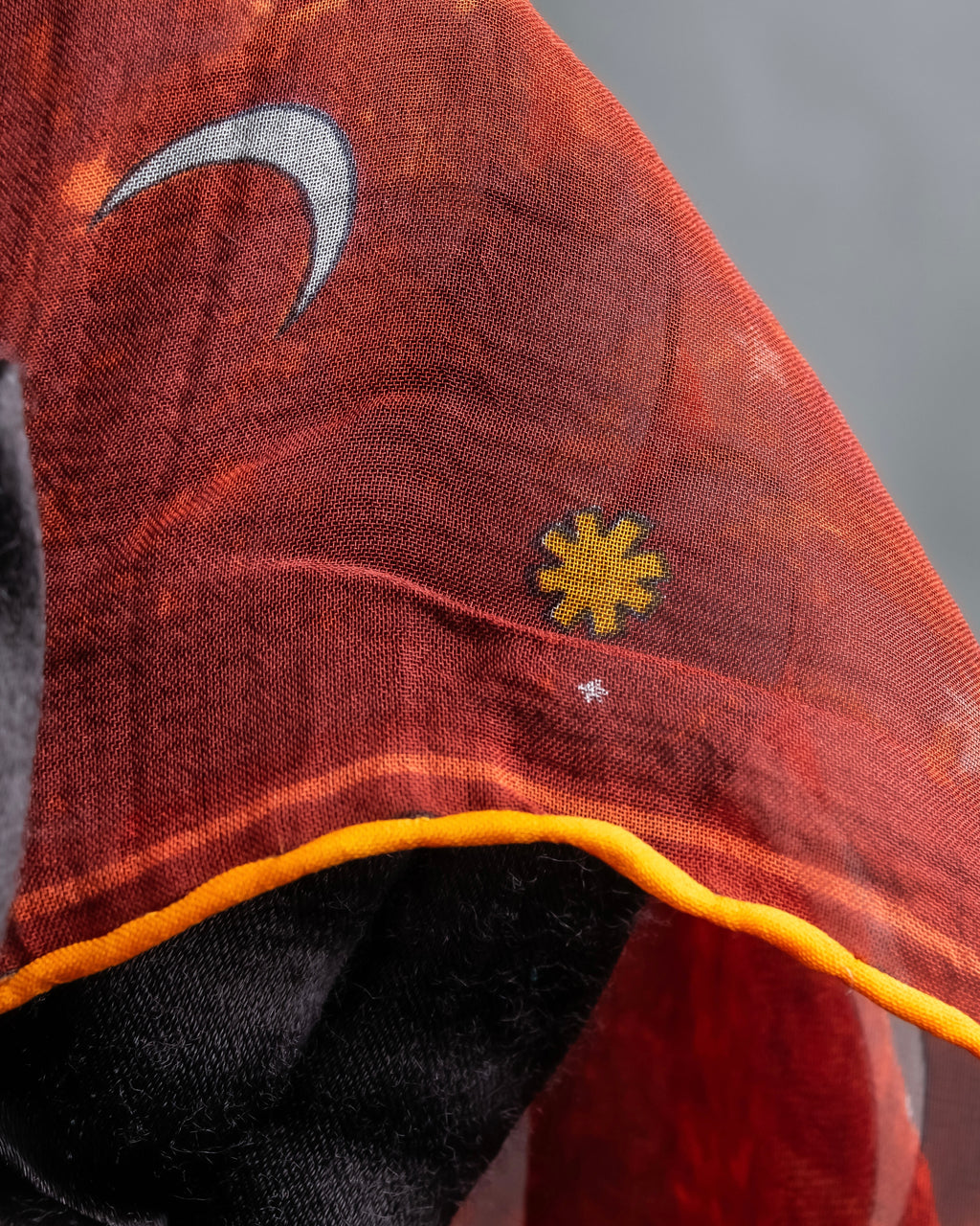 "HERMES" Celestial motif petit carre scarf