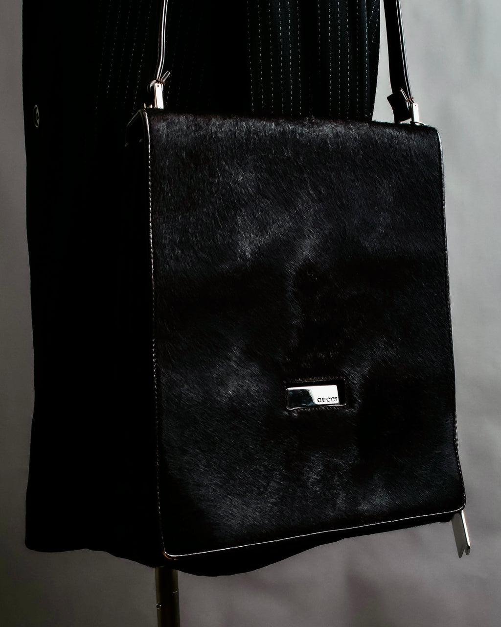 "GUCCI" Harako fur square shoulder bag