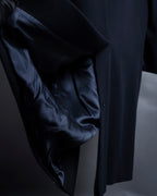 "STUDIO 0001 BY FERRE" Structured silhouette super long chester coat