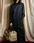 "GUCCI" 70's velvet collar design long coat