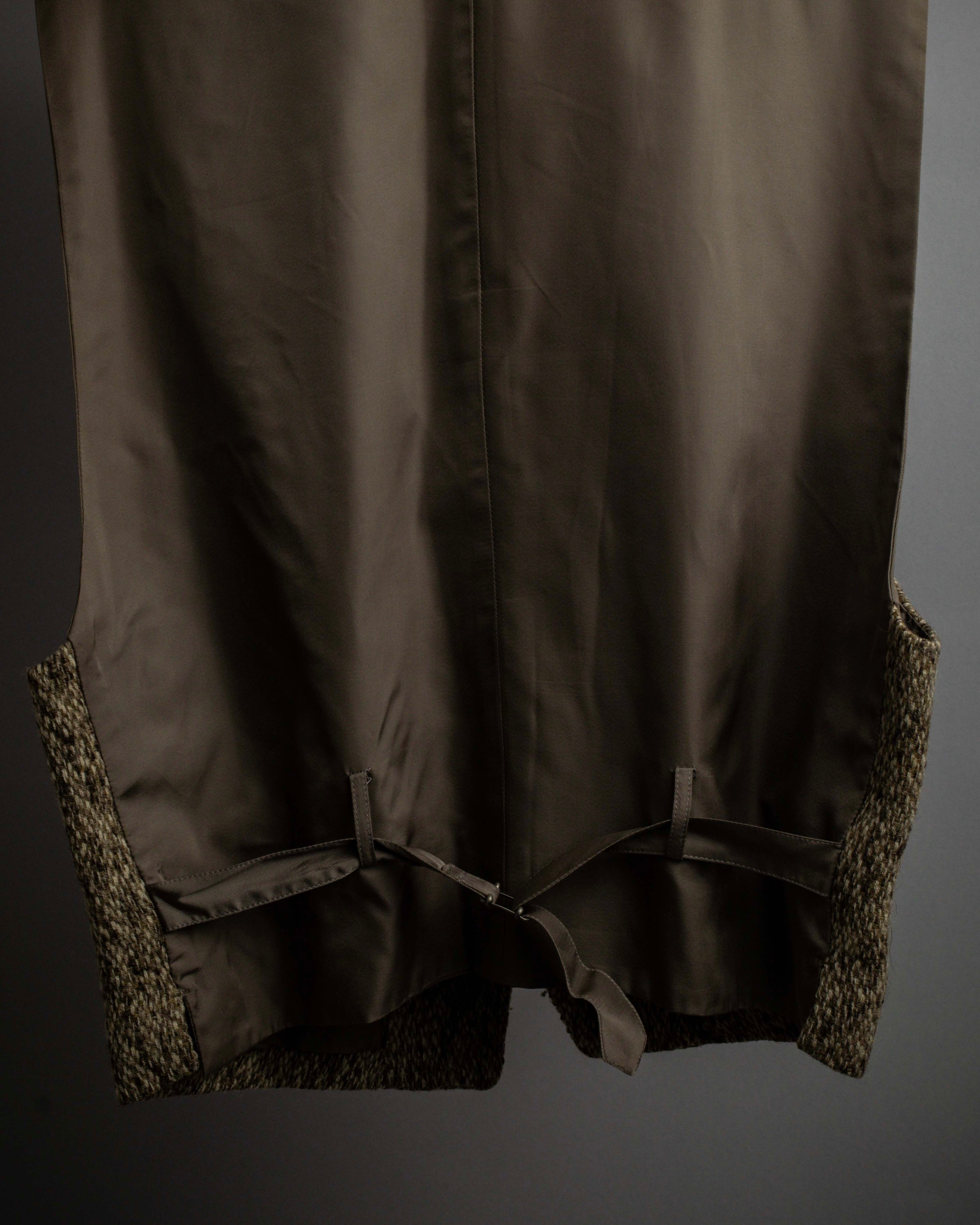 "ISSEY MIYAKE" Brushed texture 5-buttons vest