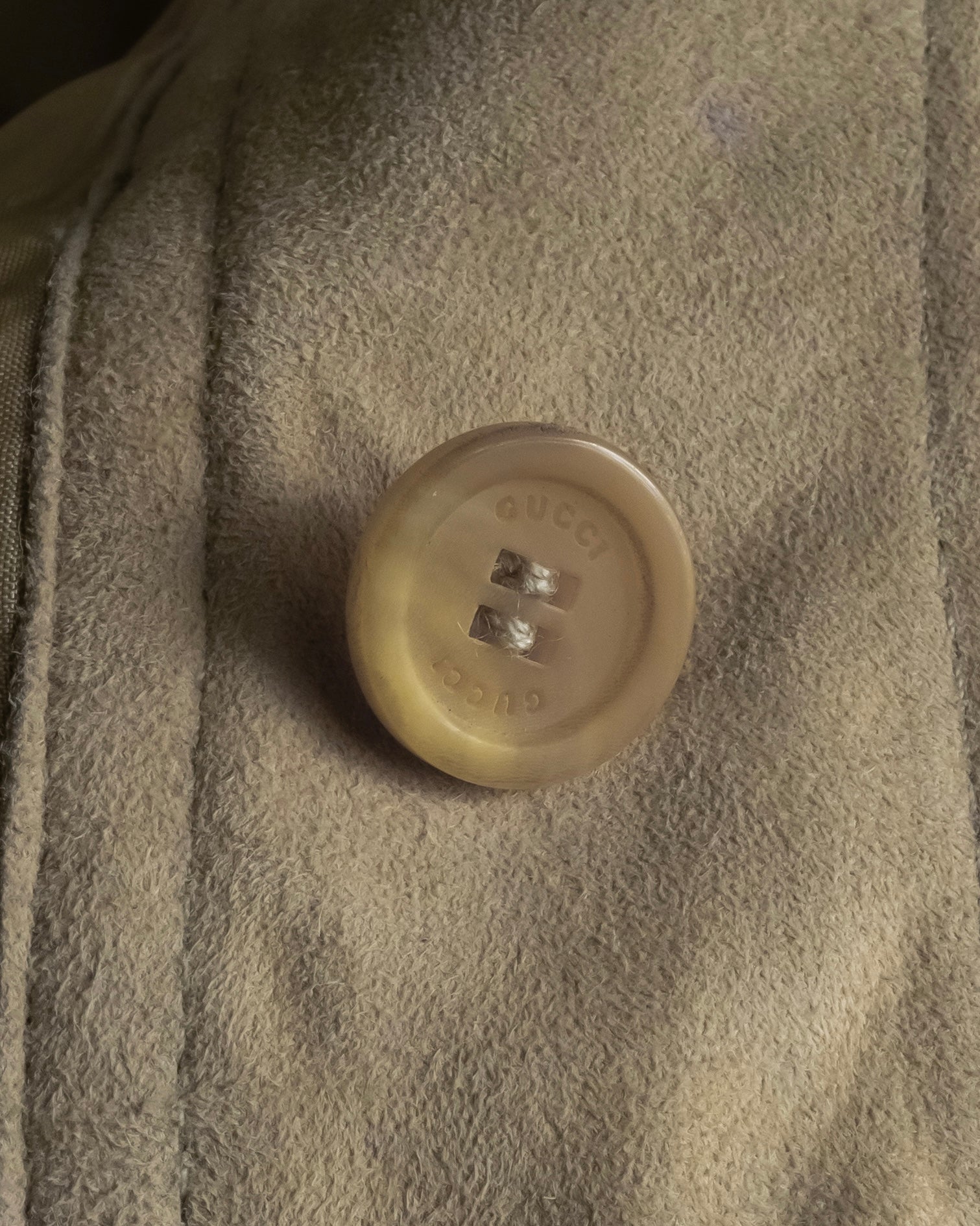 "GUCCI" Sand beige suede set up