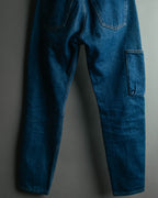 “Balenciaga” 2016-18’s tapered denim pants with neon back patch