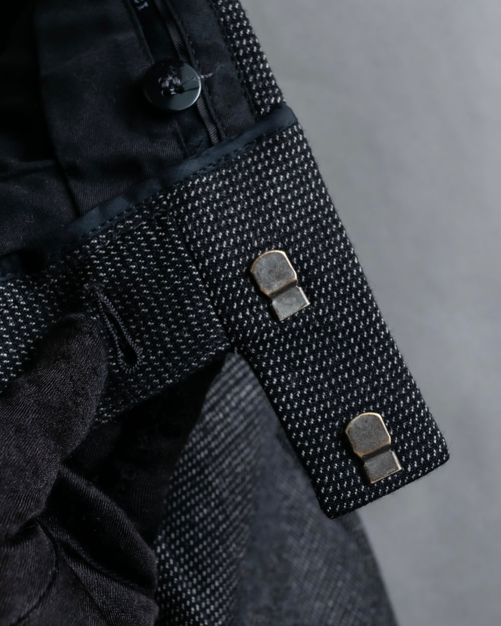 "GUCCI" 90's Tom Ford period bird eye weave set up