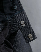 "GUCCI" 90's Tom Ford period bird eye weave set up