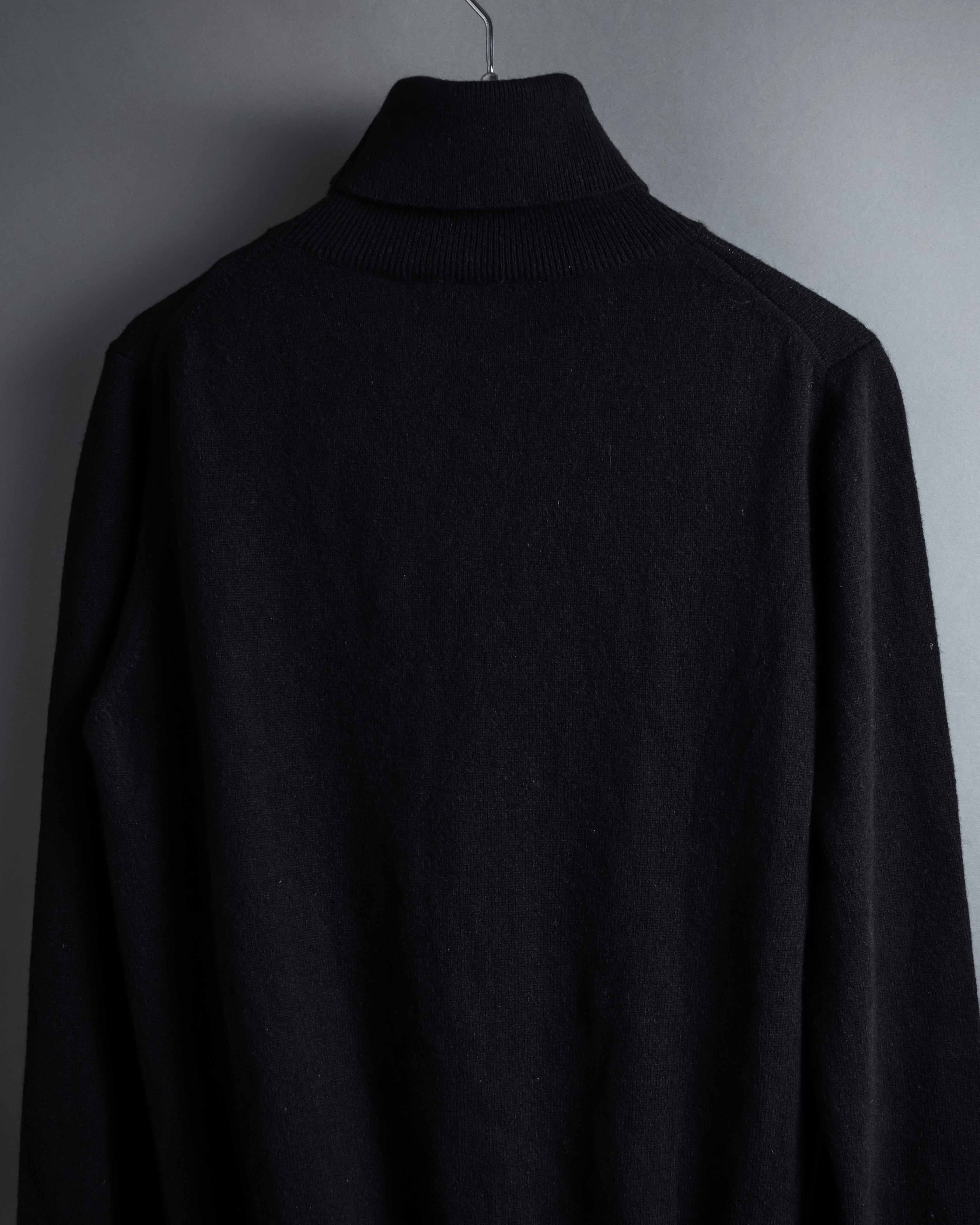 "PRADA" High-gauge folded turtleneck knit