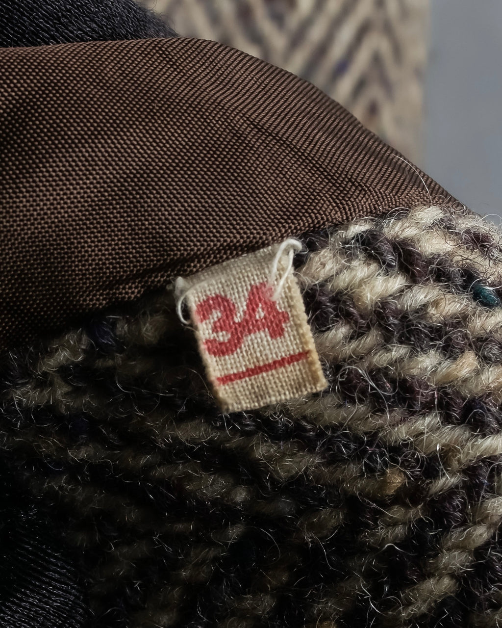 Vintage irish tweed long coat