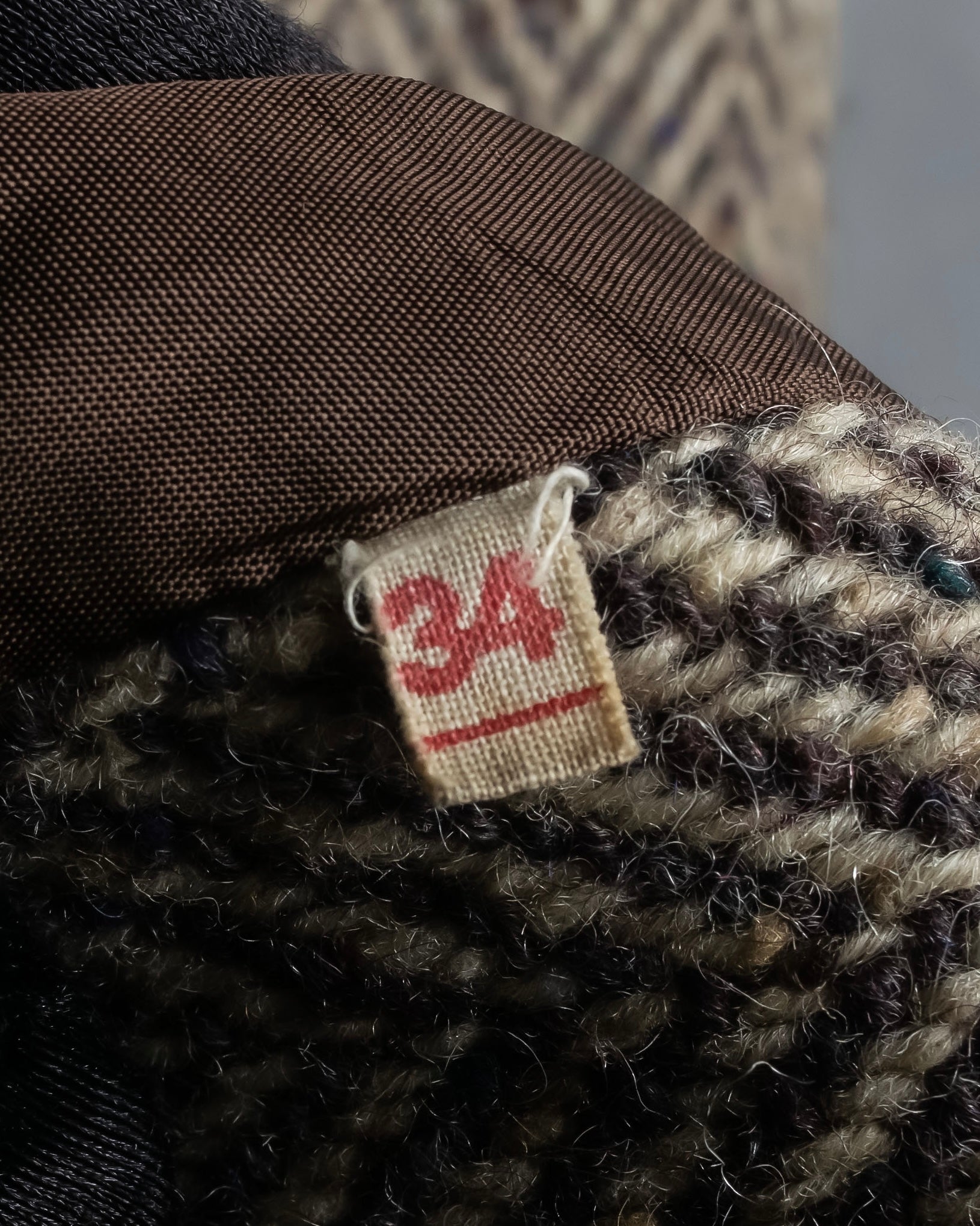 Vintage irish tweed long coat