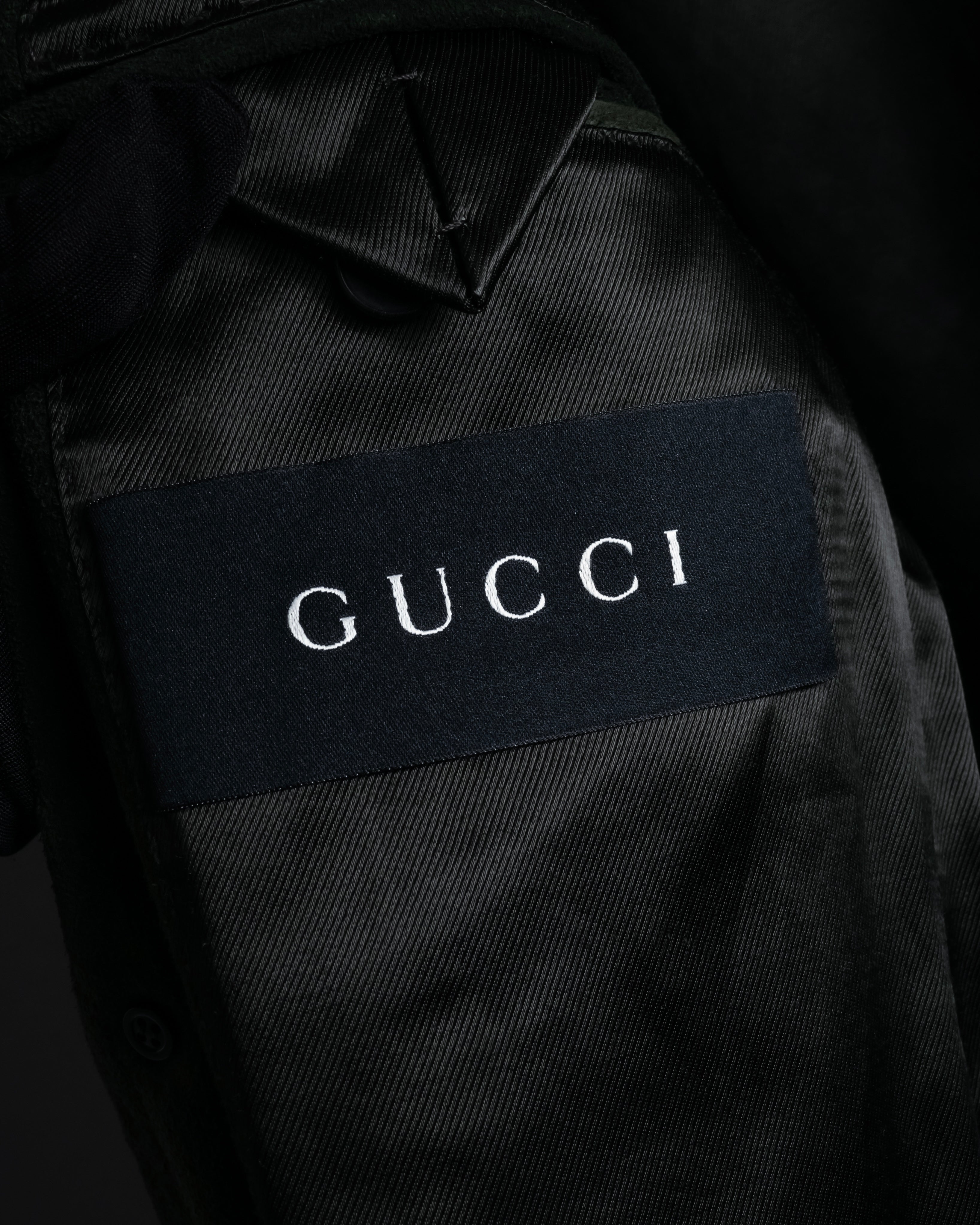 GUCCI (グッチ) - 90s トムフォードデザイン スエードテーラード