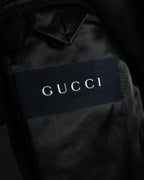 -SPECIAL- "GUCCI" 90’s Tom ford design suede tailored jacket