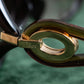 "Christian Dior" Temple gold parts design butterfly frame sunglasses