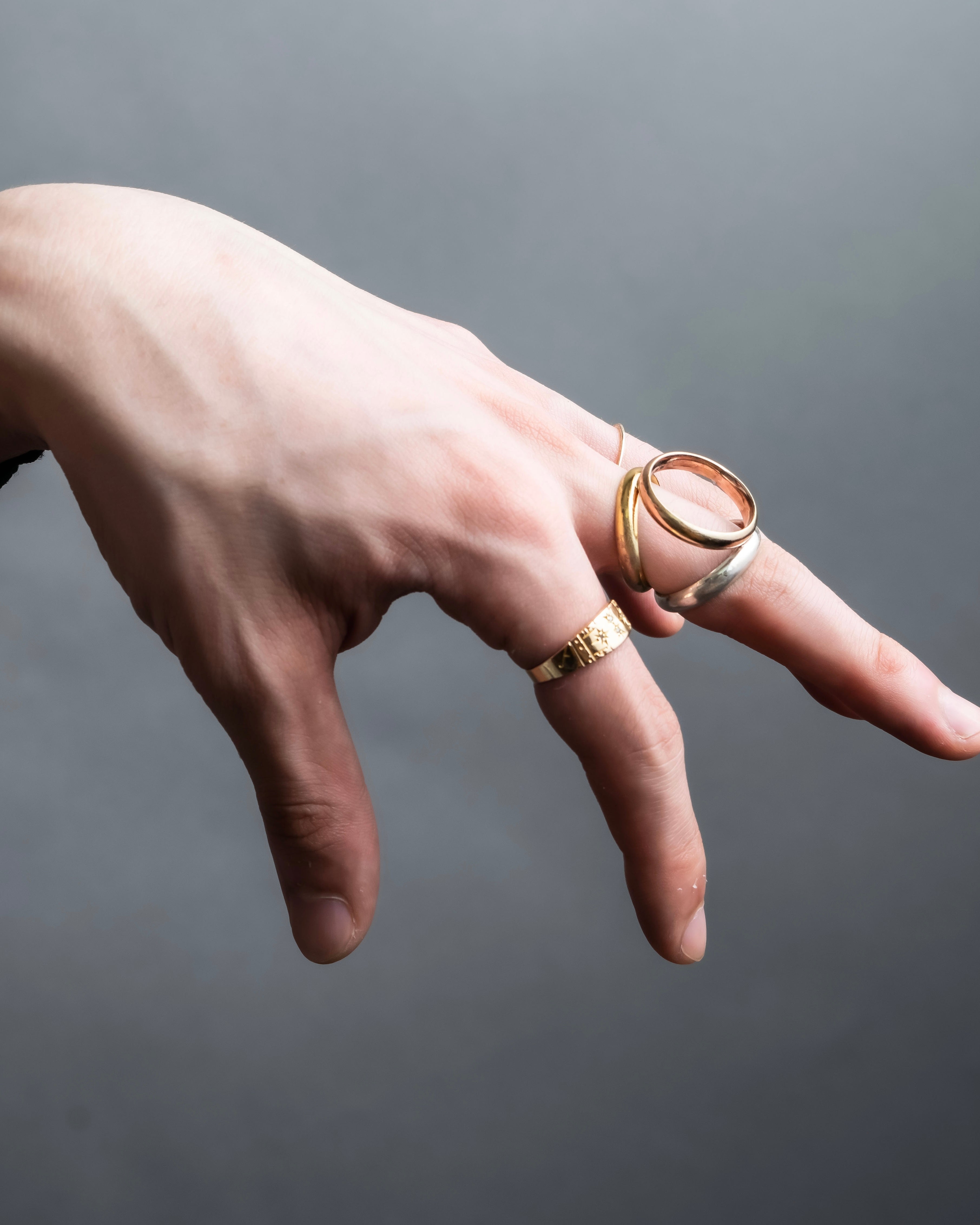 "Maison Martin Margiela" Triangle three-dimensional ring